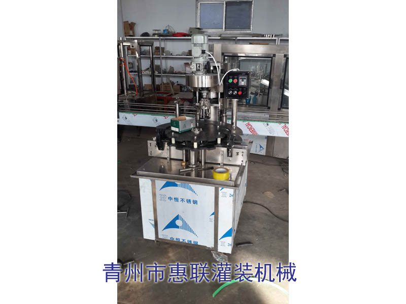 单头自动旋盖机 单头自动旋盖机
