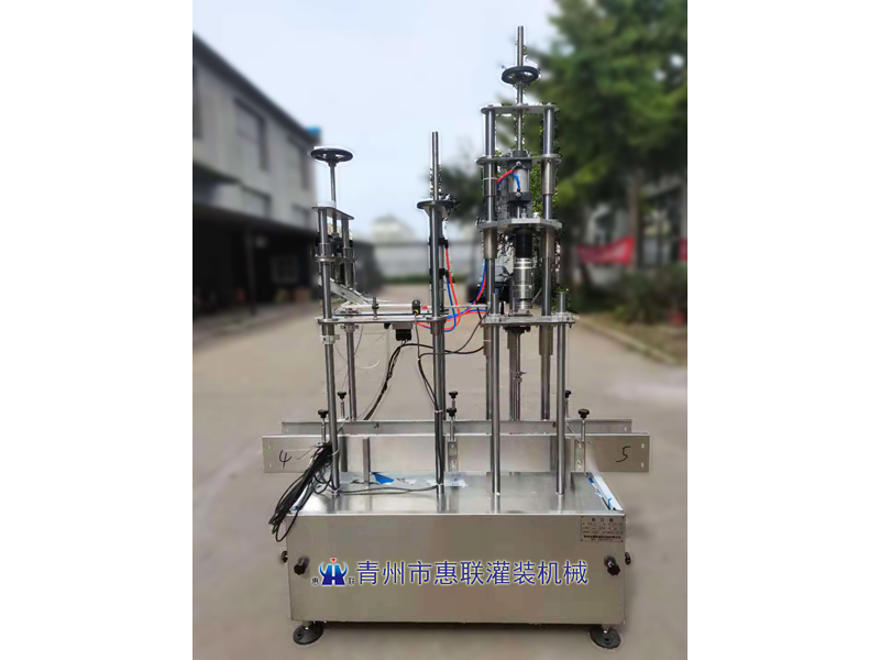玻璃瓶塑料盖自动旋盖机 玻璃瓶塑料盖自动旋盖机